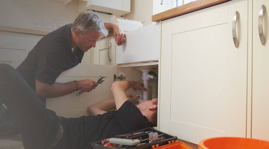 Professional burst pipe repair services in Warfield, KY